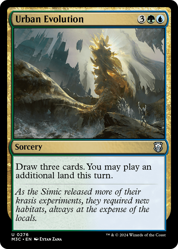 Urban Evolution (Ripple Foil) [Modern Horizons 3 Commander] | Gate City Games LLC