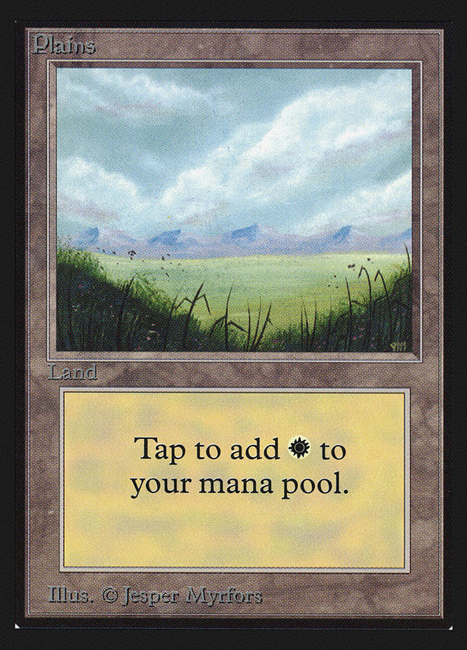 Plains (No Trees / Signature on Right) [International Collectors' Edition] | Gate City Games LLC