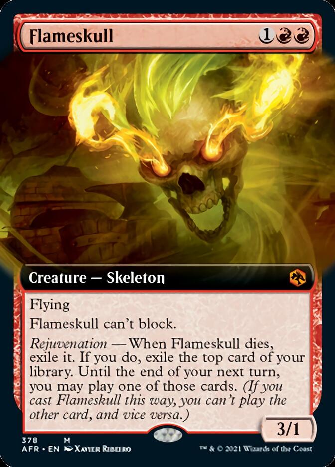 Flameskull (Extended Art) [Dungeons & Dragons: Adventures in the Forgotten Realms] | Gate City Games LLC