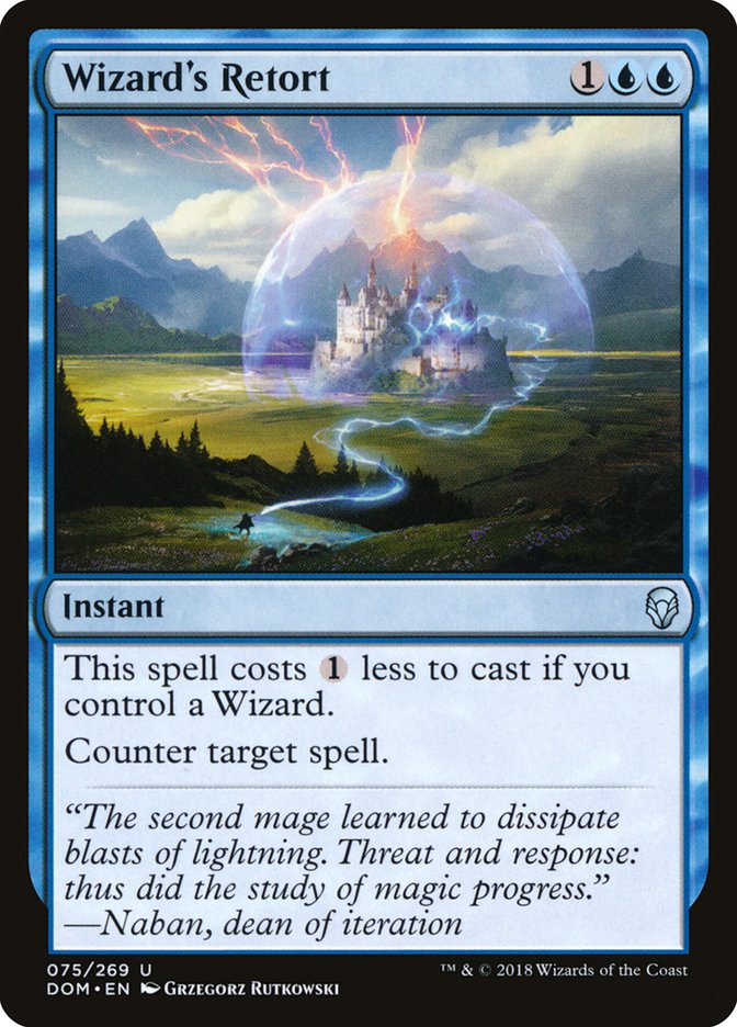 Wizard's Retort [Dominaria] | Gate City Games LLC