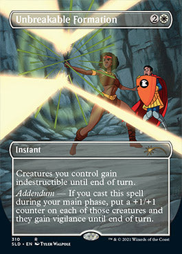 Unbreakable Formation (Borderless) [Secret Lair Drop Series] | Gate City Games LLC
