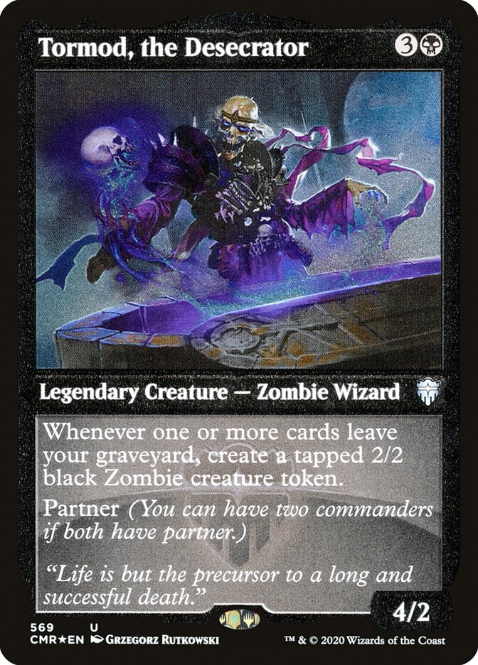 Tormod, the Desecrator (Etched) [Commander Legends] | Gate City Games LLC