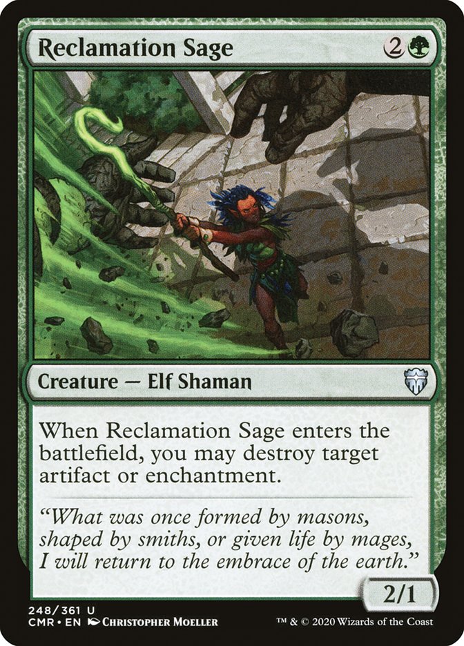 Reclamation Sage (248) [Commander Legends] | Gate City Games LLC