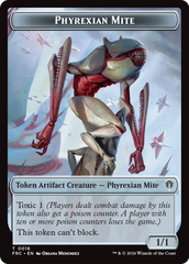 Citizen // Phyrexian Mite Double-Sided Token [Reality Fracture Commander Tokens] | Gate City Games LLC
