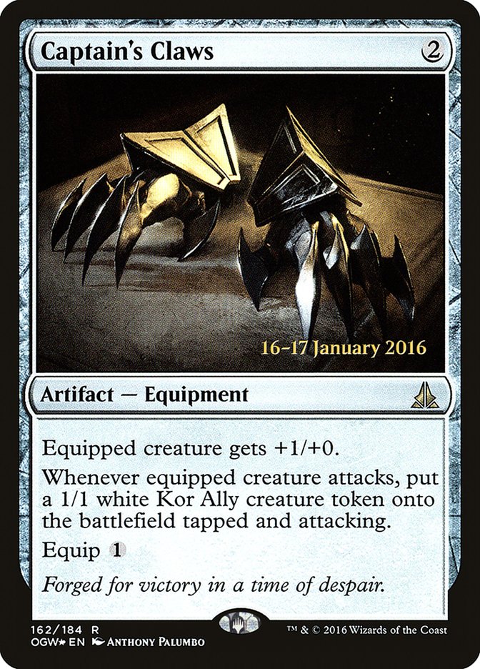 Captain's Claws [Oath of the Gatewatch Prerelease Promos] | Gate City Games LLC