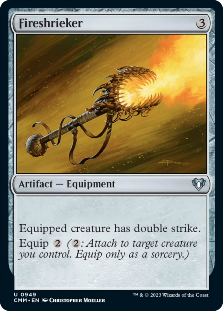Fireshrieker [Commander Masters] | Gate City Games LLC