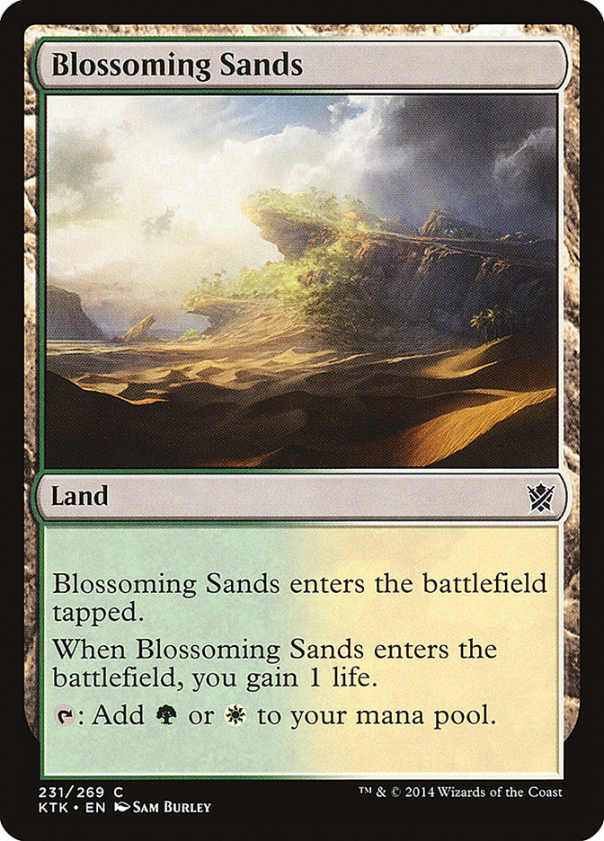 Blossoming Sands [Khans of Tarkir] | Gate City Games LLC