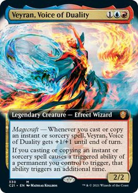 Veyran, Voice of Duality (Extended Art) [Commander 2021] | Gate City Games LLC