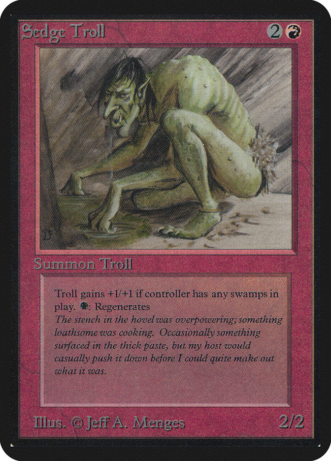 Sedge Troll [Alpha Edition] | Gate City Games LLC