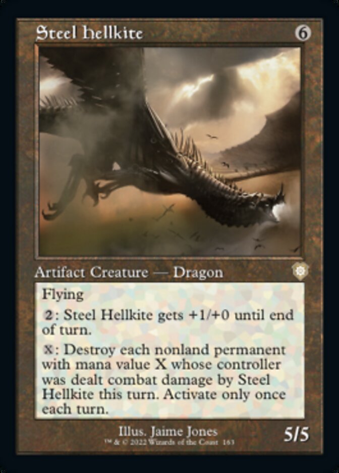 Steel Hellkite (Retro) [The Brothers' War Commander] | Gate City Games LLC