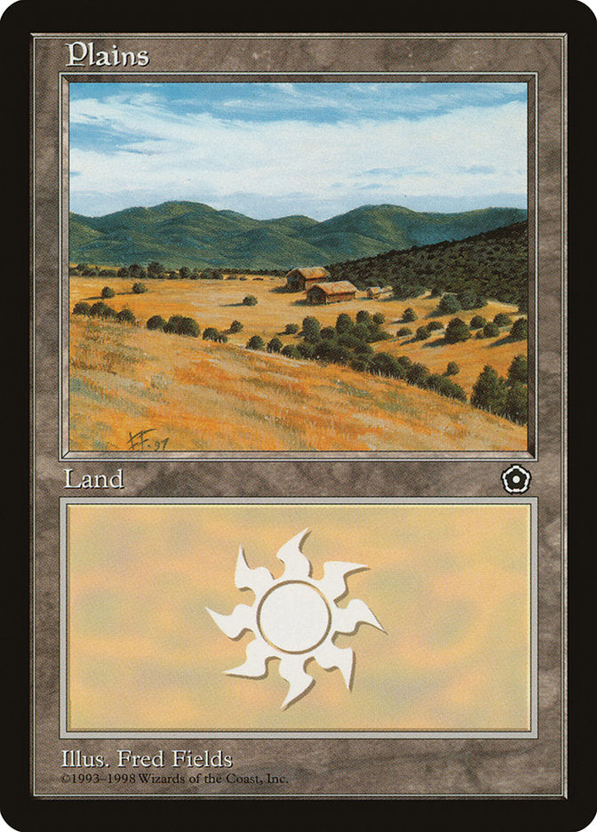 Plains (Small Houses in Center) [Portal Second Age] | Gate City Games LLC