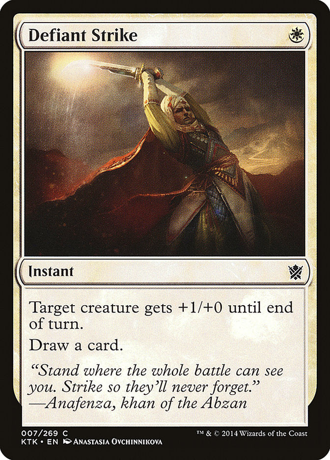 Defiant Strike [Khans of Tarkir] | Gate City Games LLC