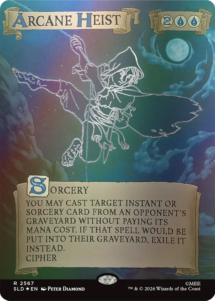 Arcane Heist (Out Of Sight Foil) [Secret Lair Drop Series] | Gate City Games LLC