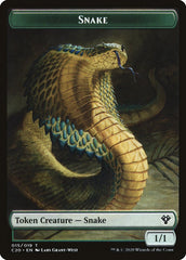 Beast (010) // Snake Double-Sided Token [Commander 2020 Tokens] | Gate City Games LLC