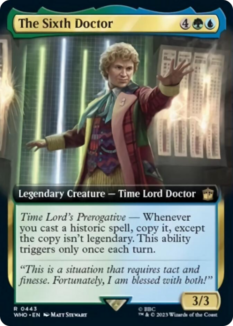 The Sixth Doctor (Extended Art) [Doctor Who] | Gate City Games LLC