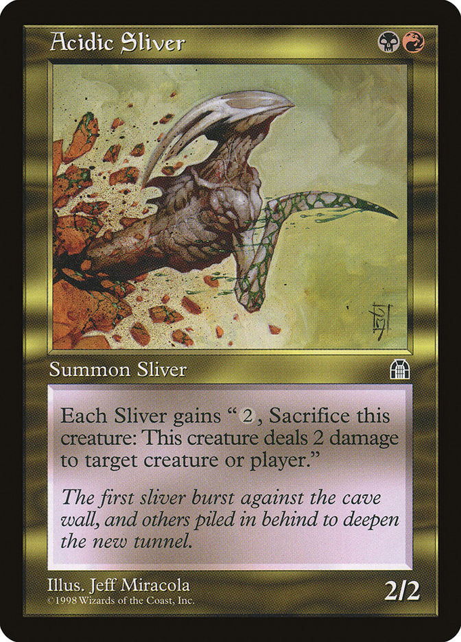 Acidic Sliver [Stronghold] | Gate City Games LLC