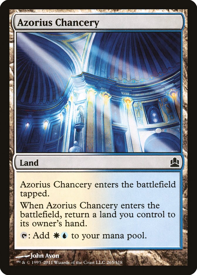 Azorius Chancery [Commander 2011] | Gate City Games LLC