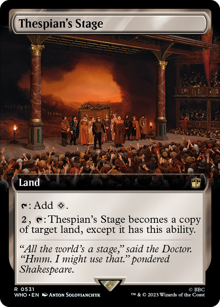 Thespian's Stage (Extended Art) [Doctor Who] | Gate City Games LLC