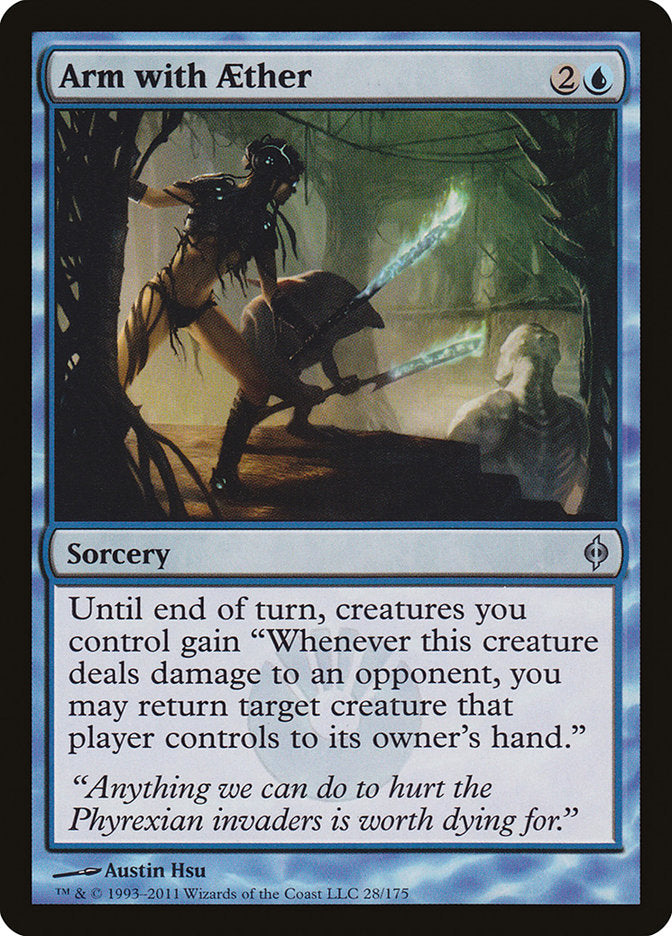 Arm with Aether [New Phyrexia] | Gate City Games LLC