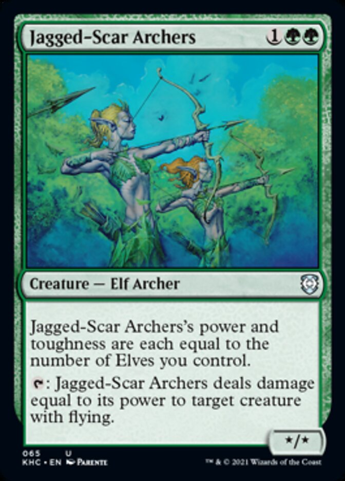 Jagged-Scar Archers [Kaldheim Commander] | Gate City Games LLC