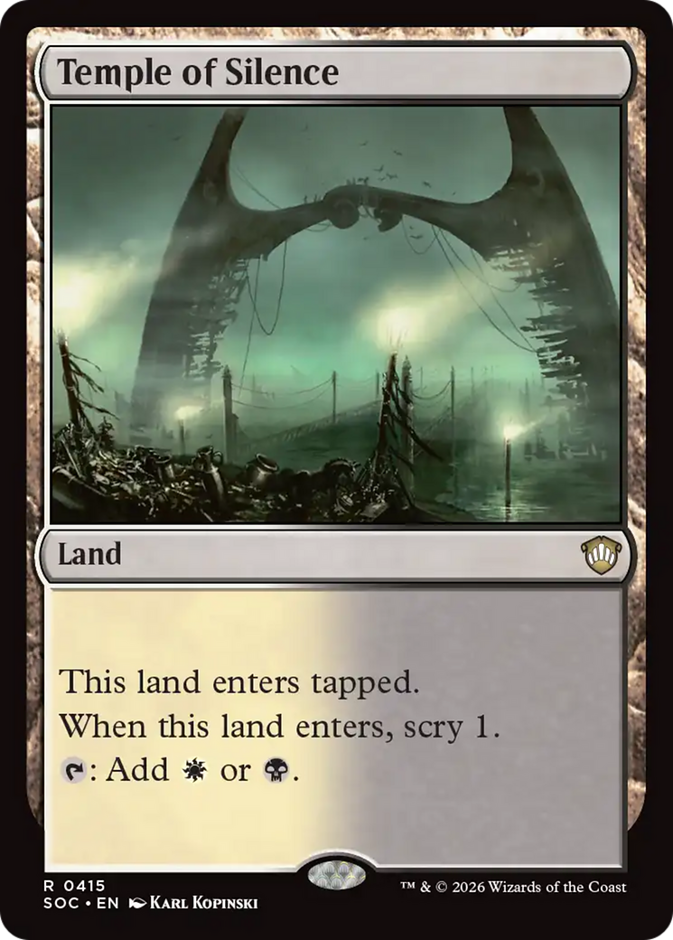 Temple of Silence [Secrets of Strixhaven Commander] | Gate City Games LLC