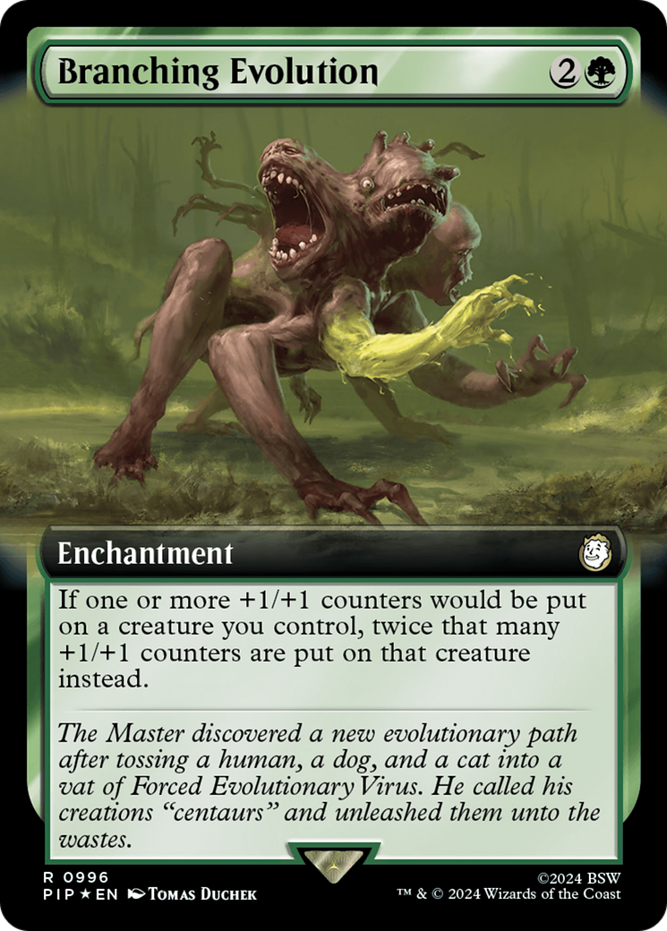 Branching Evolution (Extended Art) (Surge Foil) [Fallout] | Gate City Games LLC