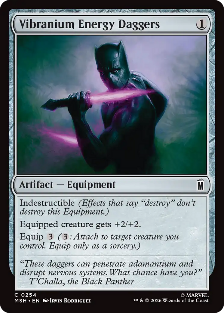 Vibranium Energy Daggers [Marvel Super Heroes] | Gate City Games LLC