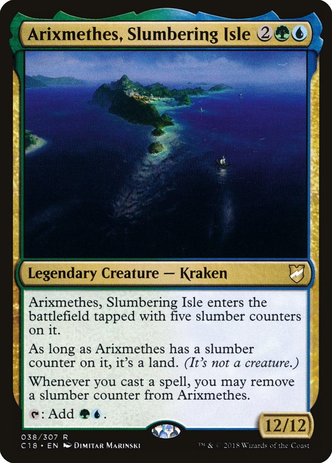 Arixmethes, Slumbering Isle [Commander 2018] | Gate City Games LLC