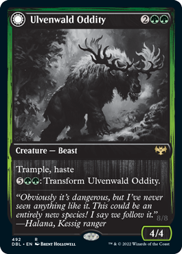 Ulvenwald Oddity // Ulvenwald Behemoth [Innistrad: Double Feature] | Gate City Games LLC