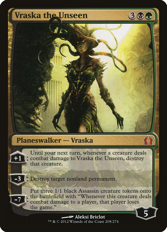 Vraska the Unseen [Return to Ravnica] | Gate City Games LLC