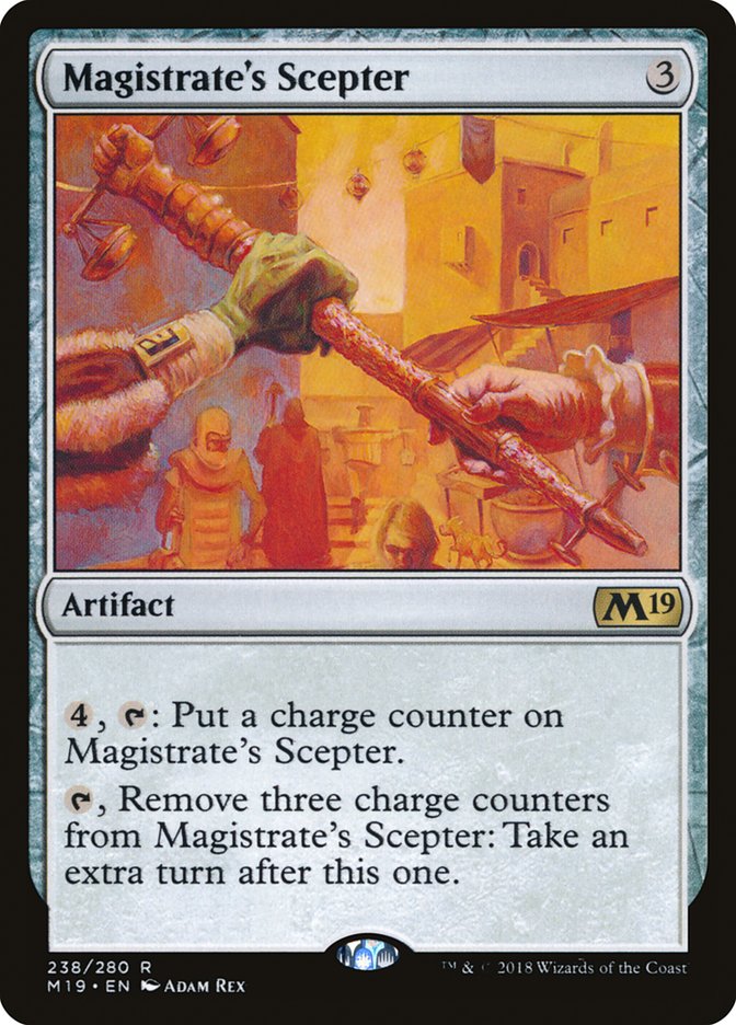 Magistrate's Scepter [Core Set 2019] | Gate City Games LLC