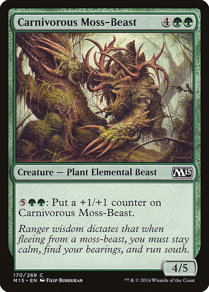 Carnivorous Moss-Beast [Magic 2015] | Gate City Games LLC