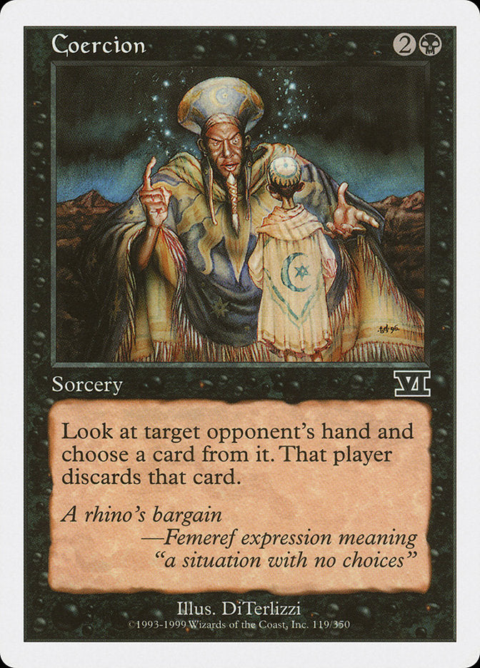 Coercion [Classic Sixth Edition] | Gate City Games LLC