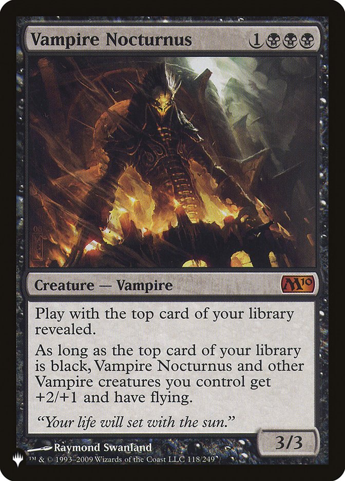 Vampire Nocturnus [The List] | Gate City Games LLC