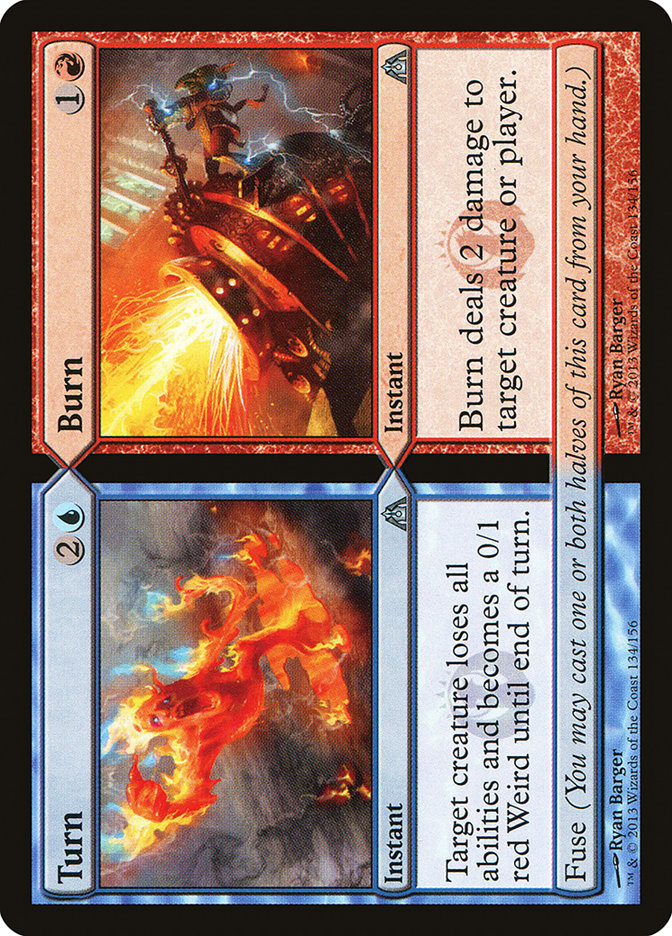 Turn // Burn [Dragon's Maze] | Gate City Games LLC