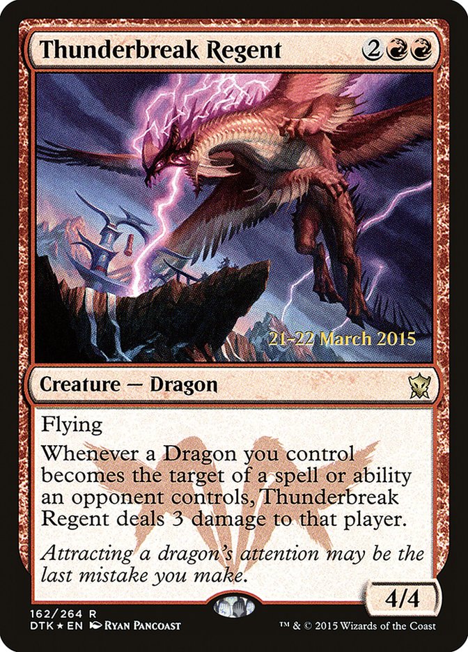 Thunderbreak Regent [Dragons of Tarkir Prerelease Promos] | Gate City Games LLC