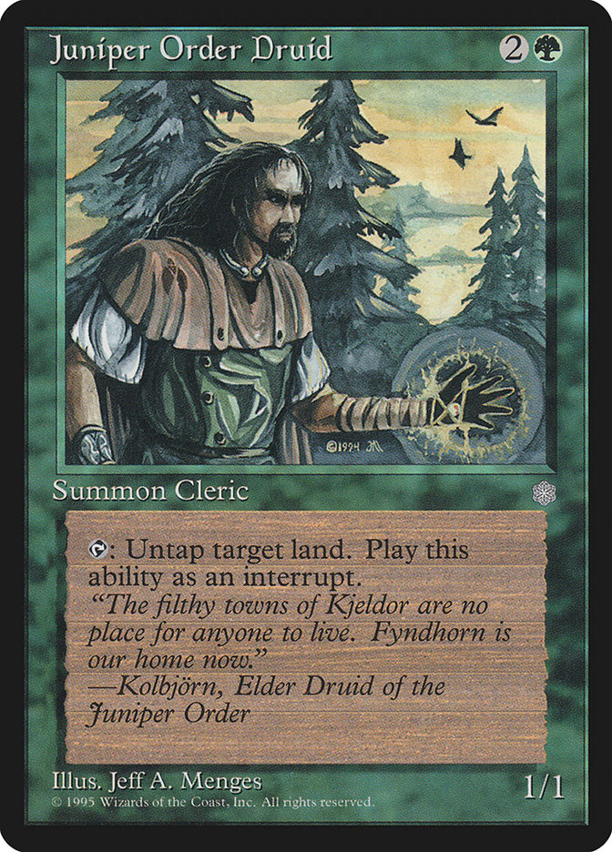 Juniper Order Druid [Ice Age] | Gate City Games LLC