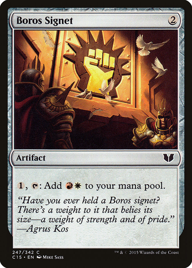 Boros Signet [Commander 2015] | Gate City Games LLC