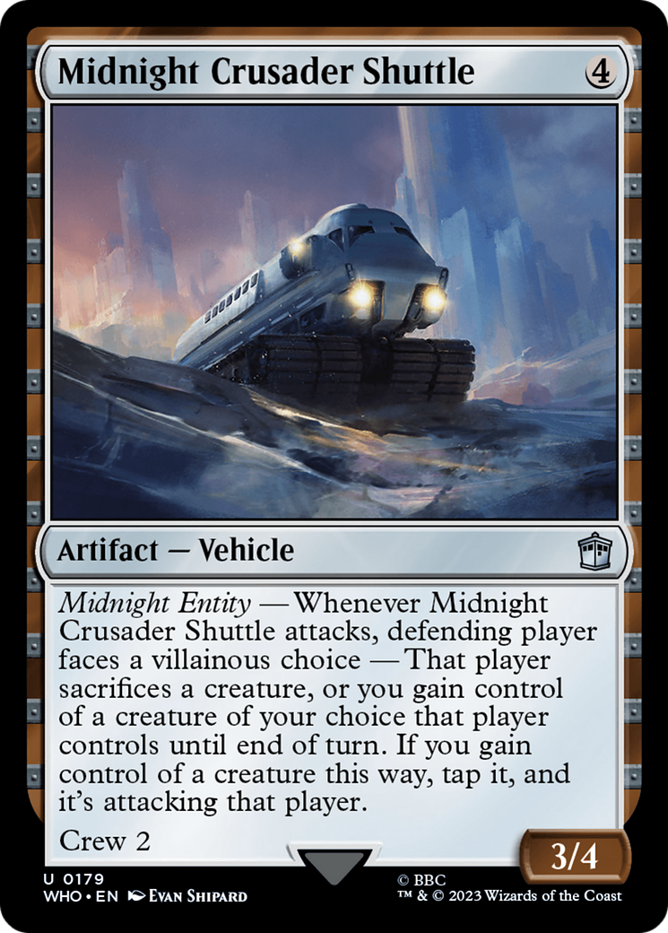 Midnight Crusader Shuttle [Doctor Who] | Gate City Games LLC