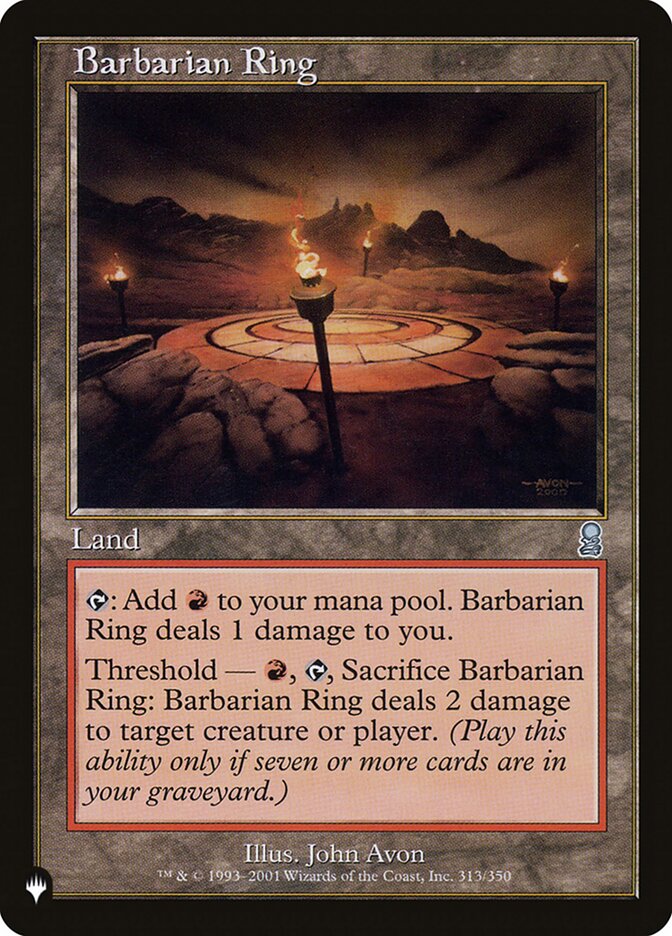Barbarian Ring [The List] | Gate City Games LLC