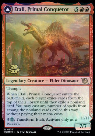 Etali, Primal Conqueror // Etali, Primal Sickness [March of the Machine Prerelease Promos] | Gate City Games LLC