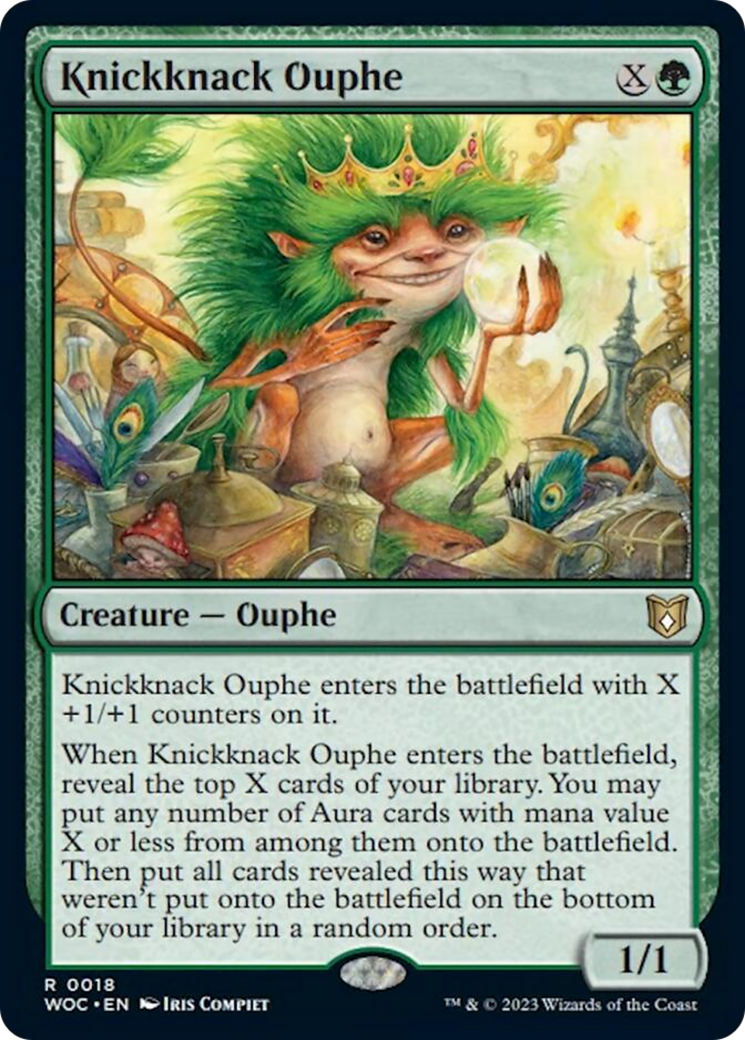 Knickknack Ouphe [Wilds of Eldraine Commander] | Gate City Games LLC