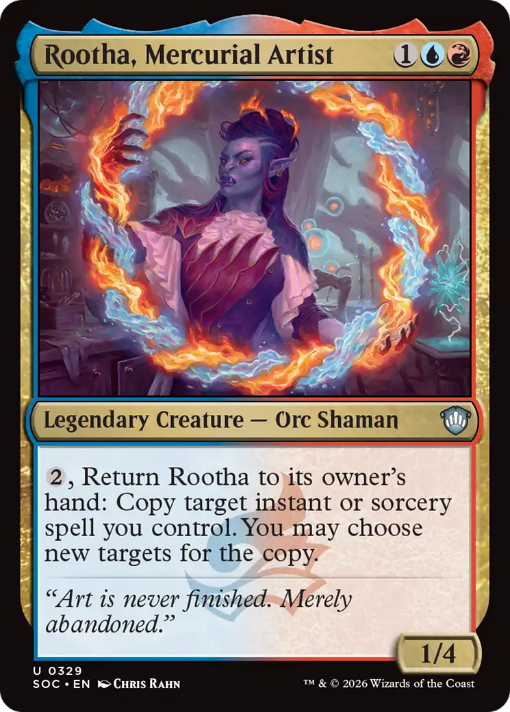 Rootha, Mercurial Artist [Secrets of Strixhaven Commander] | Gate City Games LLC