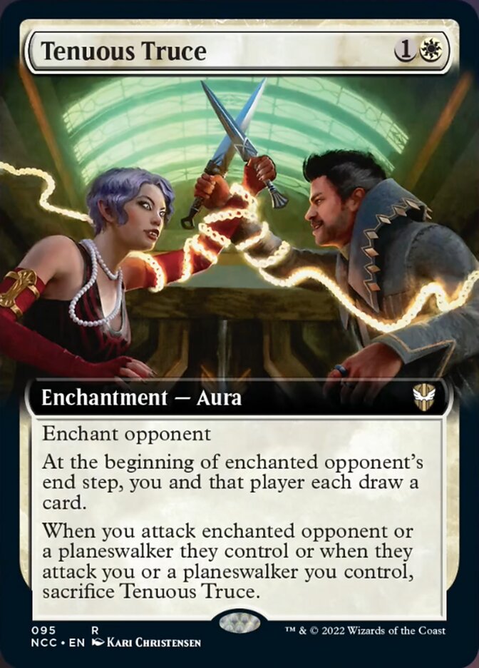 Tenuous Truce (Extended Art) [Streets of New Capenna Commander] | Gate City Games LLC