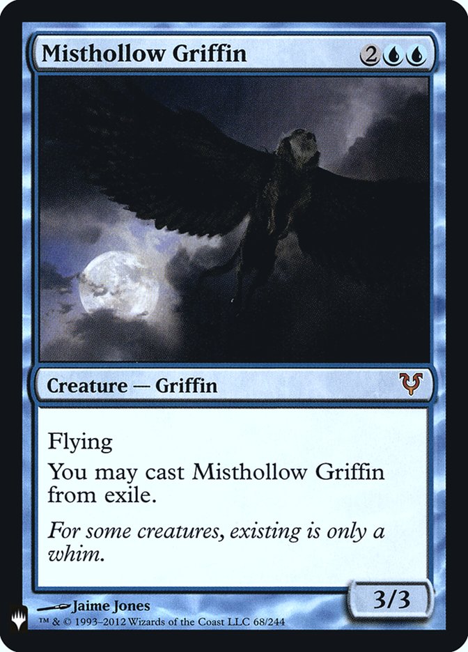 Misthollow Griffin [Mystery Booster] | Gate City Games LLC