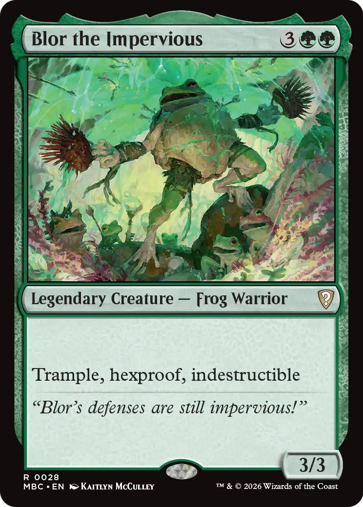 Blor the Impervious [Mystery Booster: Commander Edition] | Gate City Games LLC