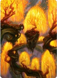 Grove of the Burnwillows Art Card [Zendikar Rising Art Series] | Gate City Games LLC