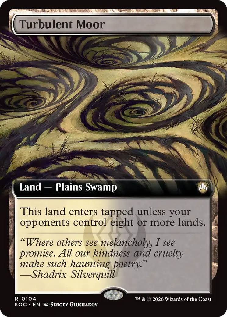 Turbulent Moor (Extended Art) [Secrets of Strixhaven Commander] | Gate City Games LLC