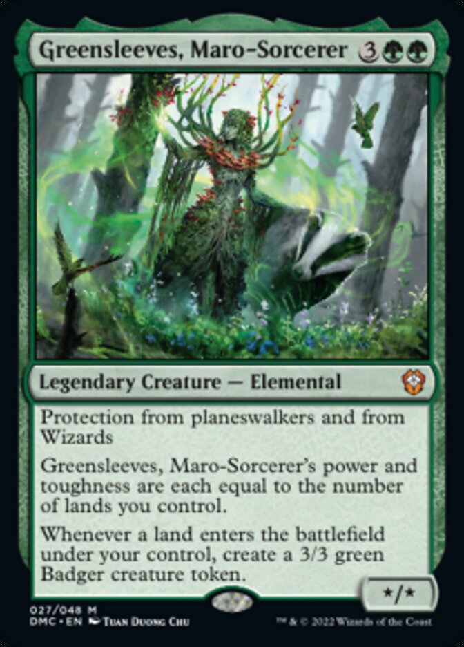 Greensleeves, Maro-Sorcerer [Dominaria United Commander] | Gate City Games LLC