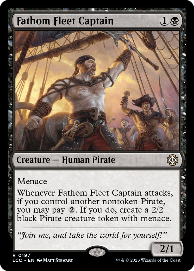Fathom Fleet Captain [The Lost Caverns of Ixalan Commander] | Gate City Games LLC